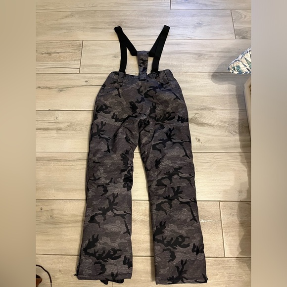 Men's RIIVIYELE Winter Sky Mountain Snow Pants Ski Bibs, size small - Picture 2 of 7